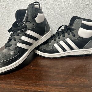 Adidas Black High-Top Sneakers